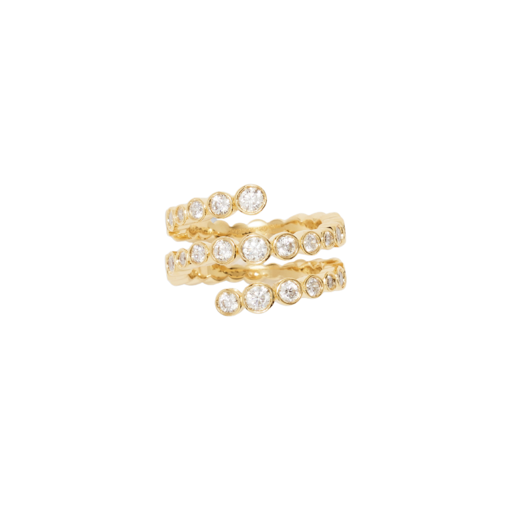 Odette Spiral ring – forgyldt